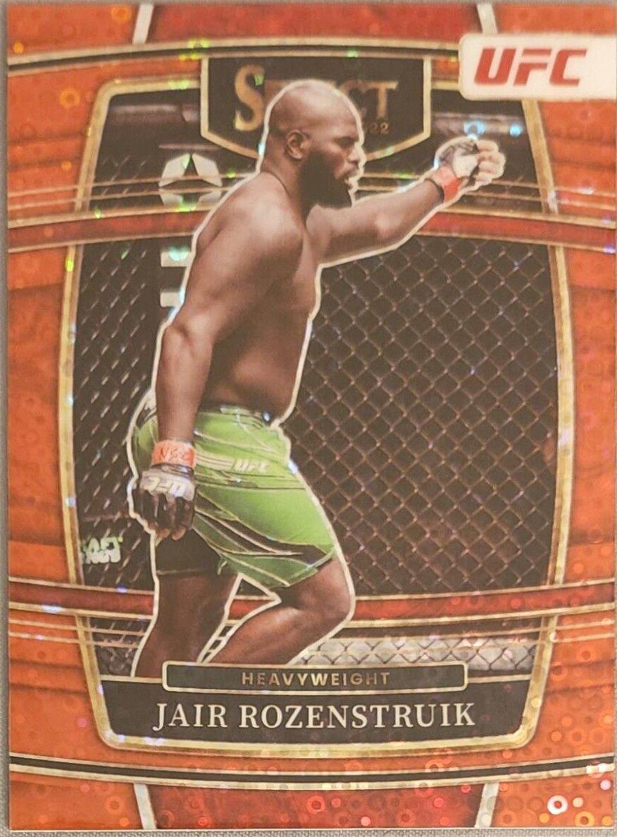 Jairzinho Rozenstruik 2022 Panini Select UFC Concourse #88 Red Disco