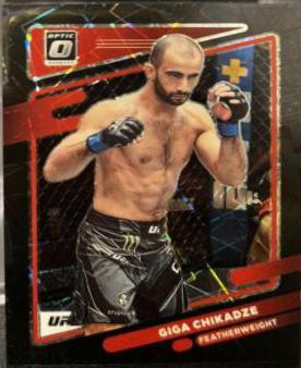Giga Chikadze 2022 Panini Donruss Optic UFC Base #29 Black Velocity