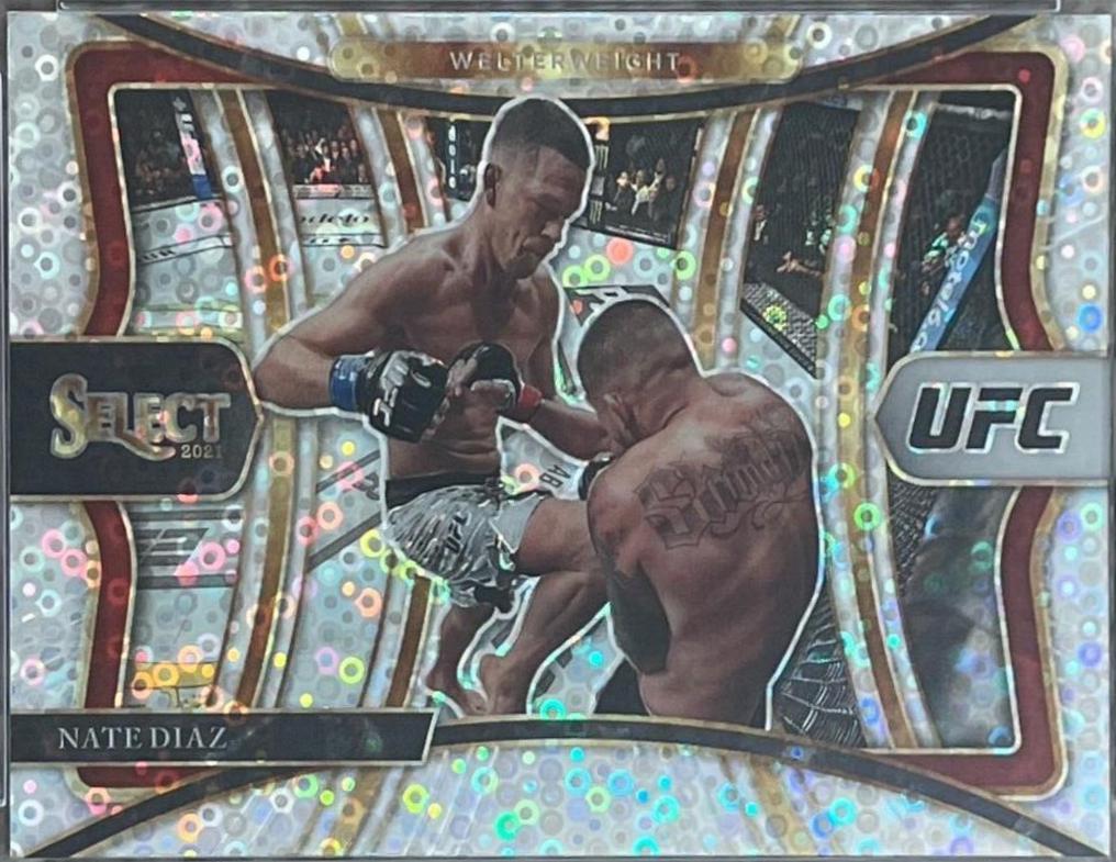 Nate Diaz 2021 Panini Select UFC Premier Level #189 Disco