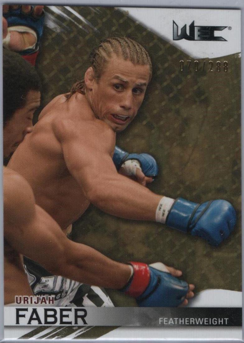 Urijah Faber 2010 Topps UFC Knockout Base #124 Gold