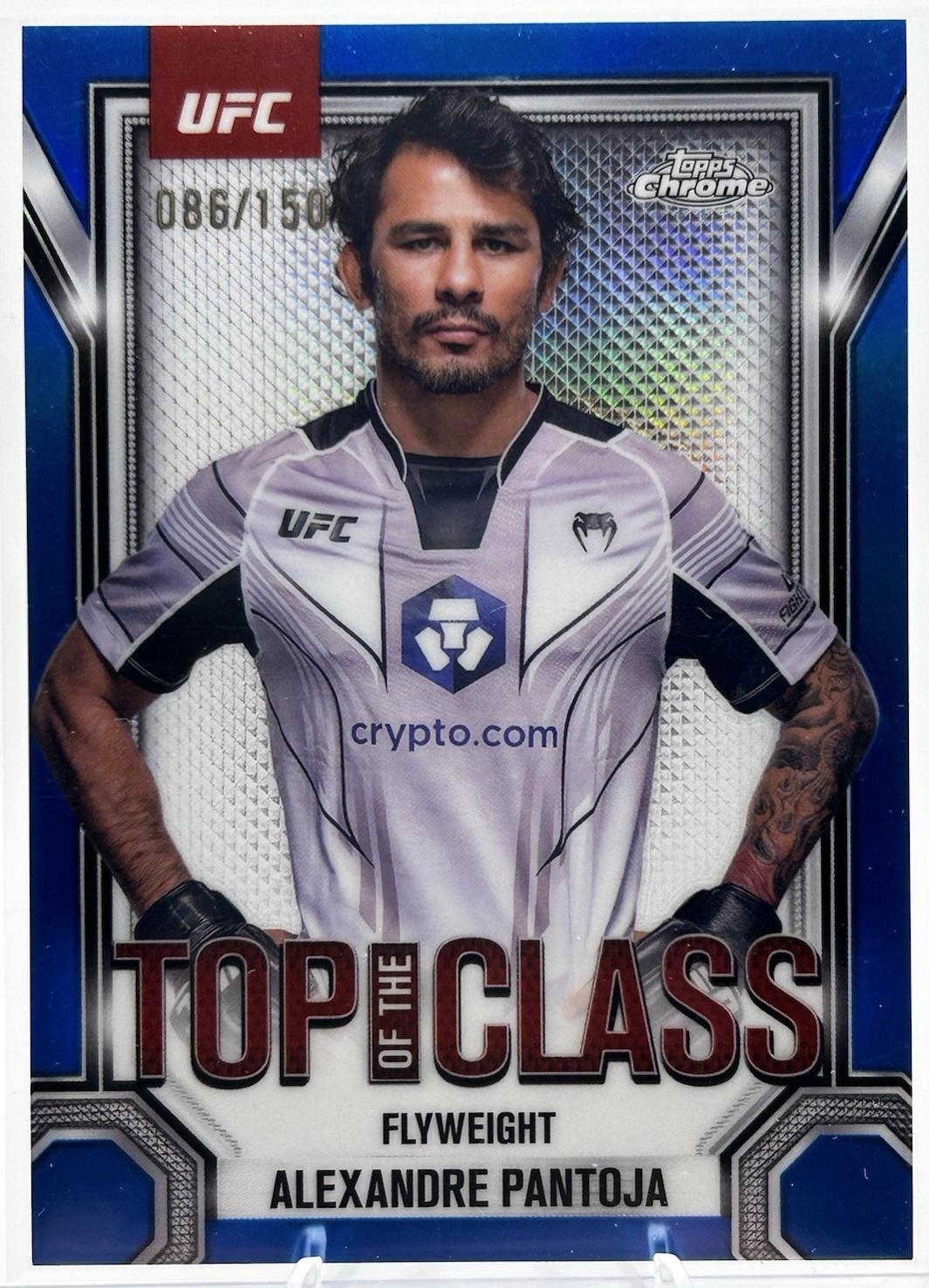 Alexandre Pantoja 2025 Topps Chrome UFC Top of the Class #TTC-17 Blue Refractor