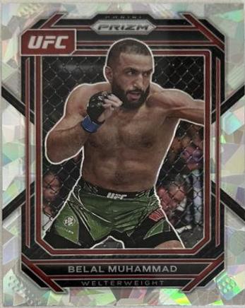 Belal Muhammad 2023 Panini Prizm UFC Base #113 Ice