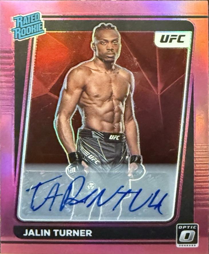 Jalin Turner 2022 Panini Donruss Optic UFC Base #114 Pink