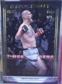 Serghei Spivac 2024 Topps Knockout UFC Base #26 Gold