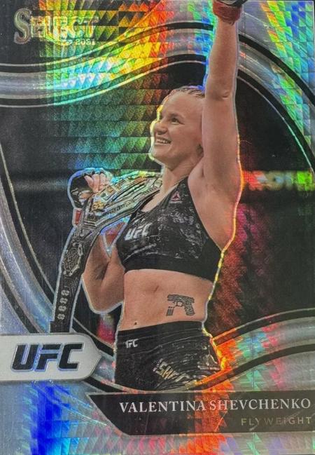 Valentina Shevchenko 2021 Panini Select UFC Octagonside #281 Lucky Envelopes