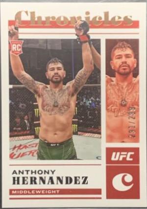 Anthony Hernandez 2023 Panini Chronicles UFC Base Chronicles #83 Bronze