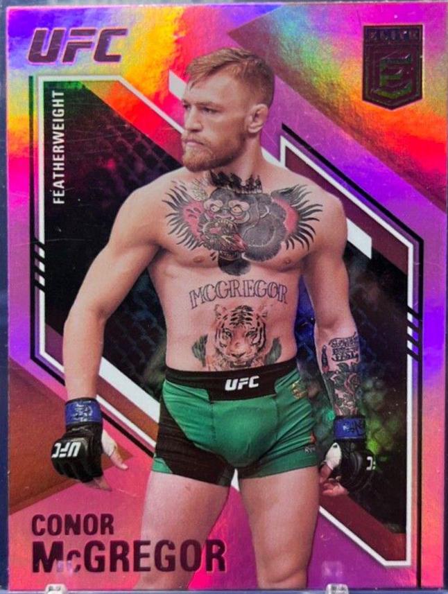 Conor McGregor 2021 Panini Chronicles UFC Base Elite #155 Pink