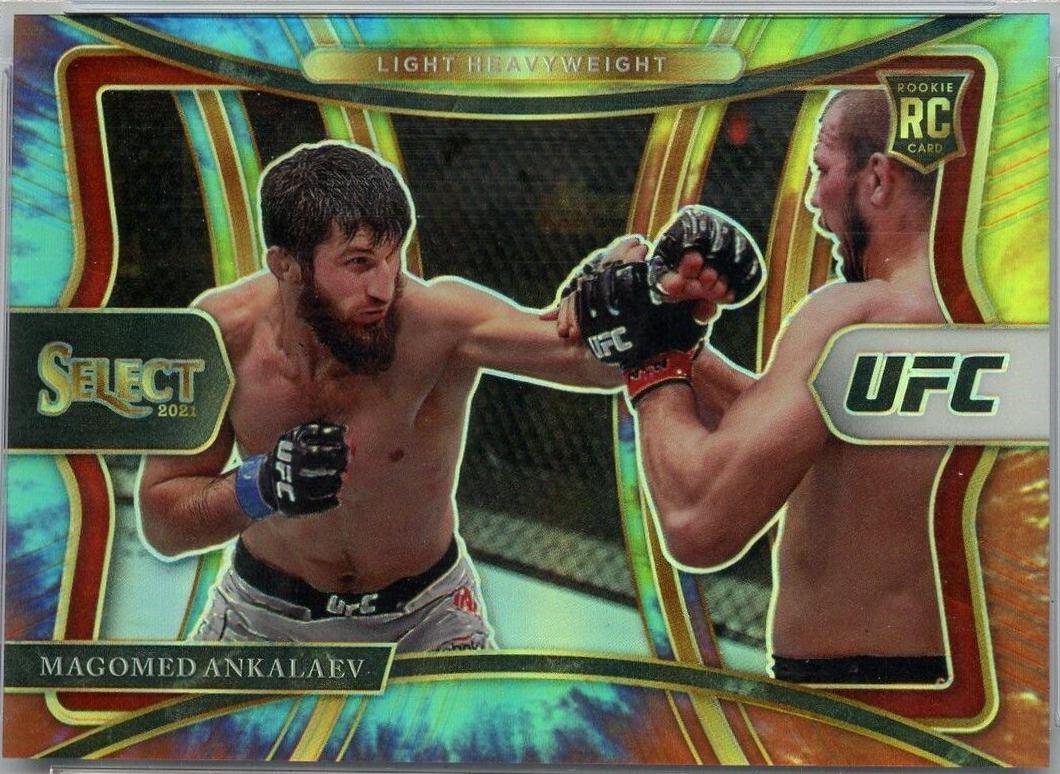 Magomed Ankalaev 2021 Panini Select UFC Premier Level #159 Tie Dye