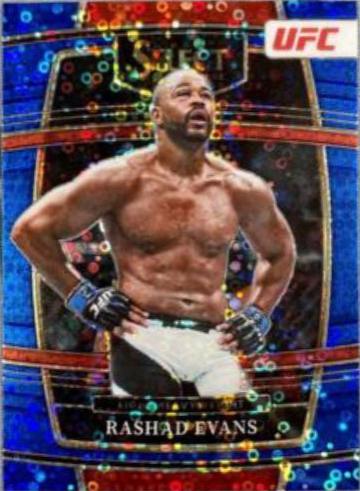 Rashad Evans 2022 Panini Select UFC Concourse #52 Blue Disco
