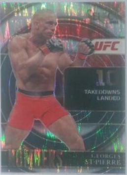 Georges St-Pierre 2022 Panini Select UFC Select Numbers #11 Flash