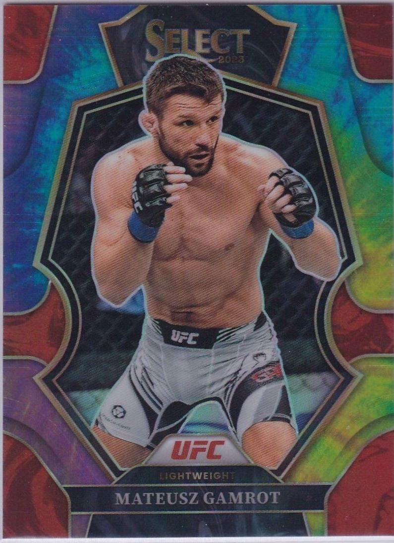 Mateusz Gamrot 2023 Panini Select UFC Premier Level #186 Tie Dye