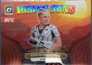 Erin Blanchfield 2023 Panini Donruss Optic UFC Rising Suns #9 Gold Vinyl
