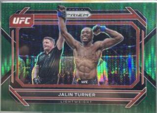Jalin Turner 2023 Panini Prizm UFC Base #14 Green Pulsar