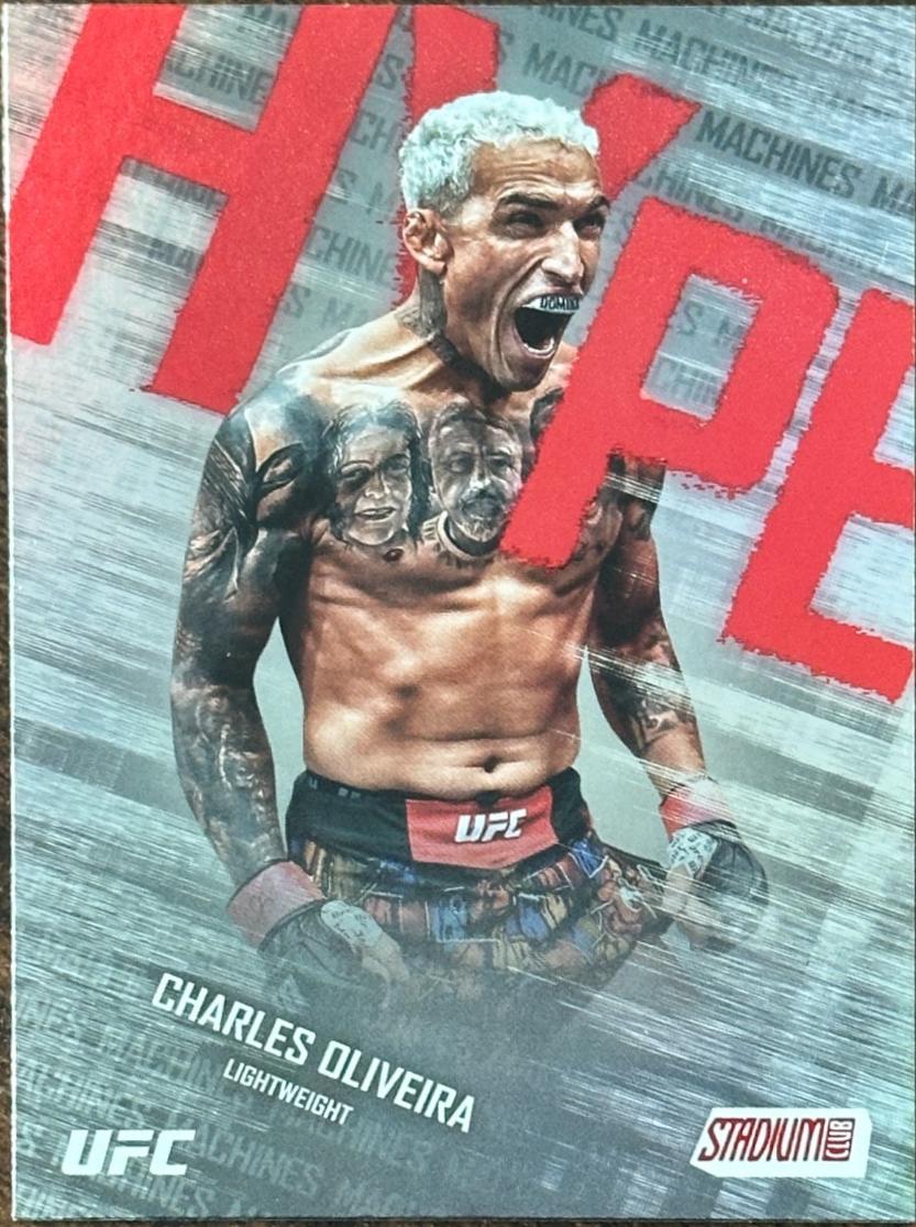 Charles Oliveira 2025 Topps Stadium Club UFC Hype Machines #HM-20 Red
