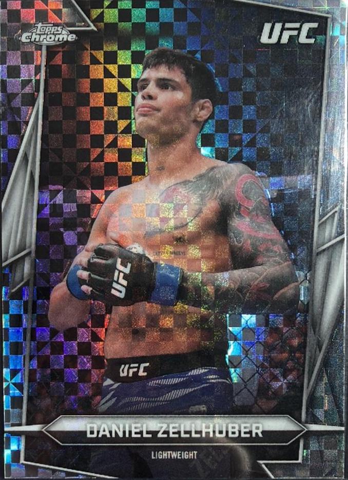 Daniel Zellhuber 2026 Topps Chrome UFC Base #192 X-fractor