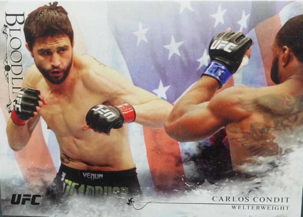 Carlos Condit 2014 Topps UFC Bloodlines Base #29 Flag