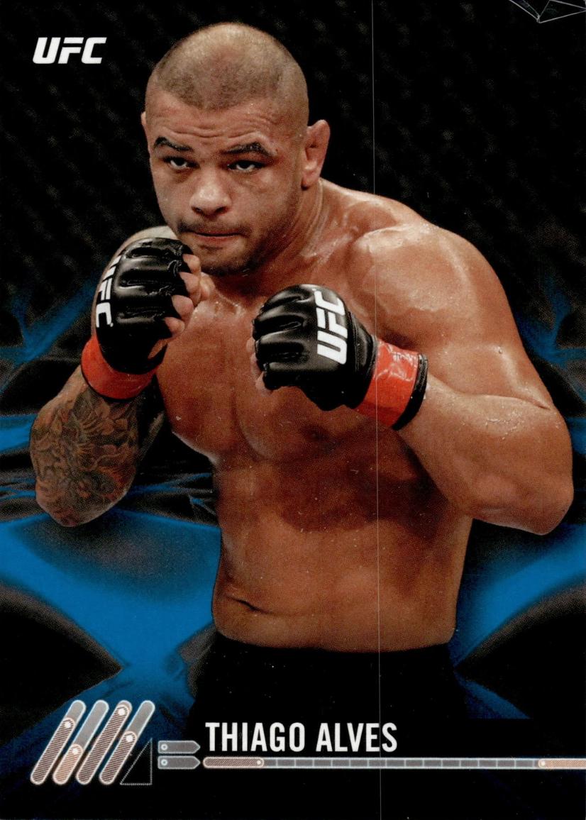 Thiago Alves 2017 Topps UFC Knockout Base #65 Blue