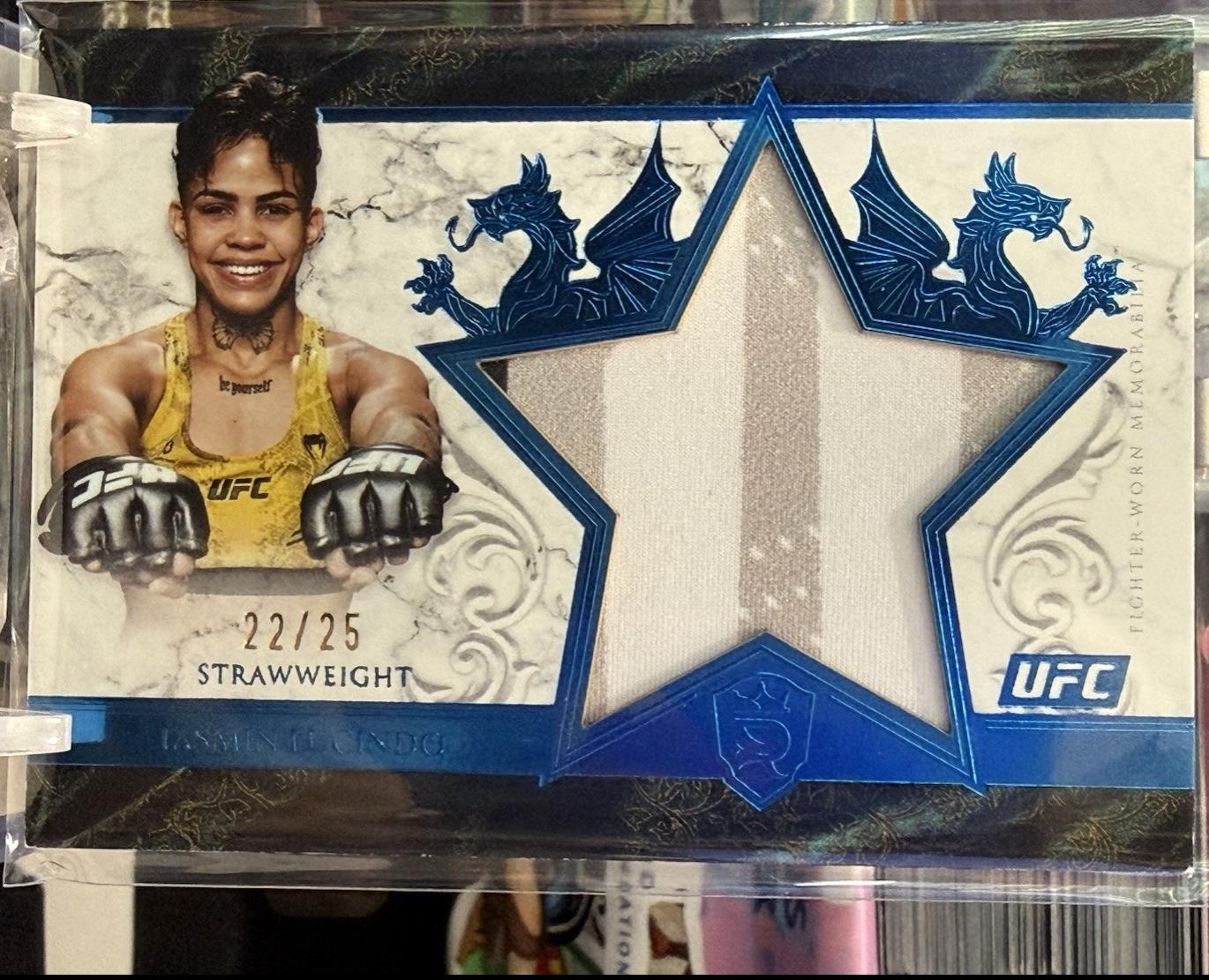 Iasmin Lucindo 2025 Topps Royalty UFC Star Relics #SR-IL Blue