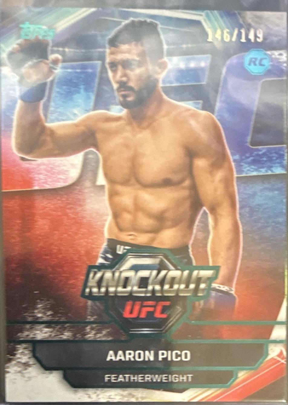 Aaron Pico 2026 Topps Knockout UFC Base #87 Teal