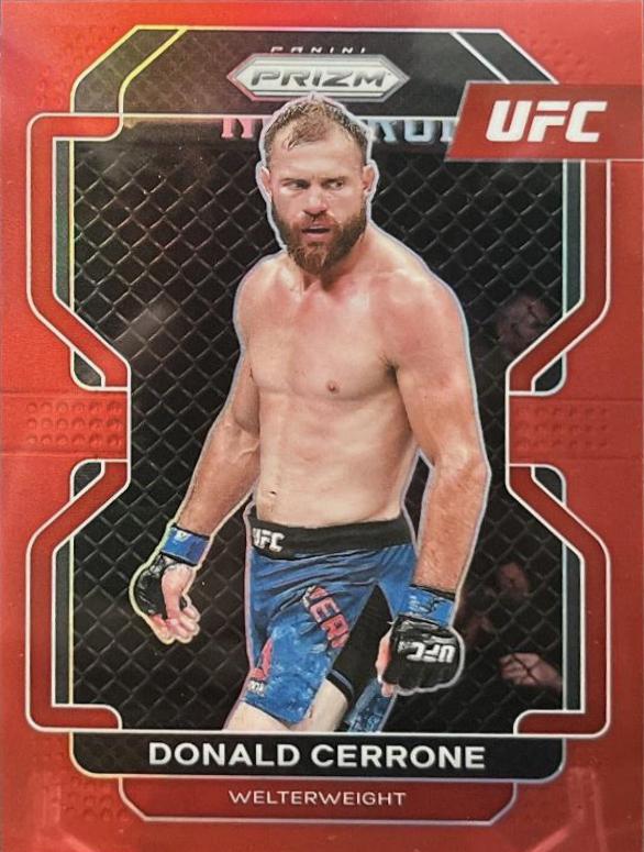 Donald Cerrone 2022 Panini Prizm UFC Base #113 Red