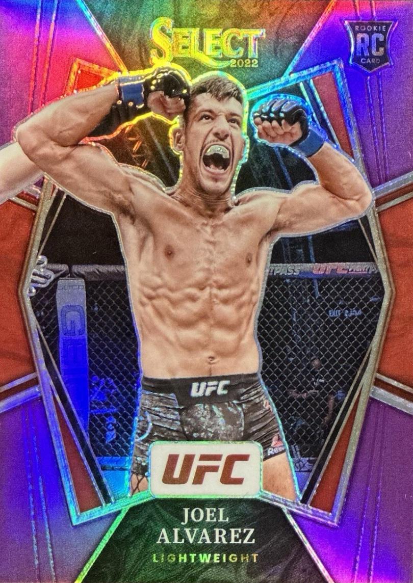 Joel Alvarez 2022 Panini Select UFC Premier Level #150 Purple