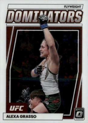 Alexa Grasso 2023 Panini Donruss Optic UFC Dominators #18 Gold