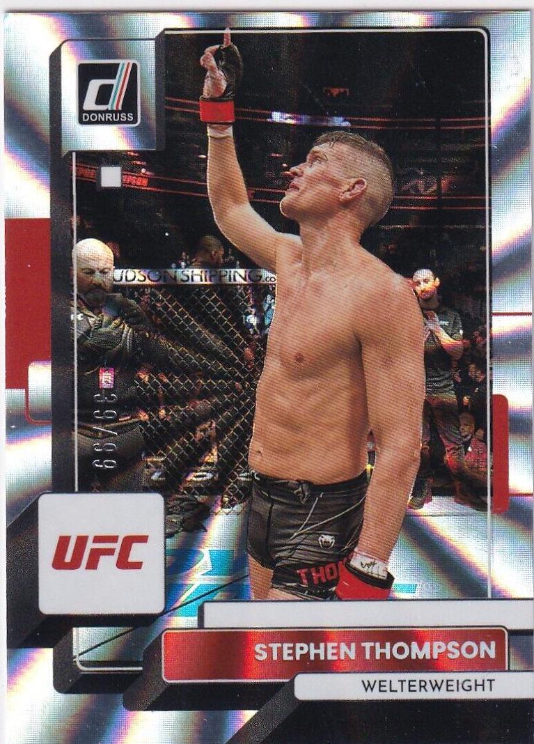 Stephen Thompson 2023 Panini Donruss UFC Base #139 Laser