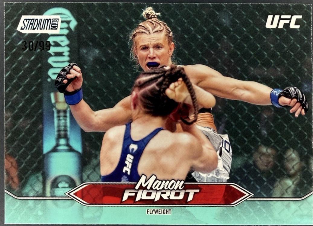 Manon Fiorot 2025 Topps Stadium Club UFC Base #56 Turquoise
