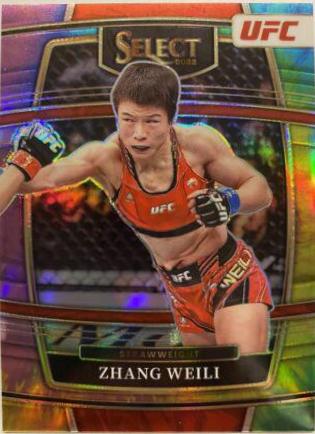 Zhang Weili 2022 Panini Select UFC Concourse #9 Tie Dye