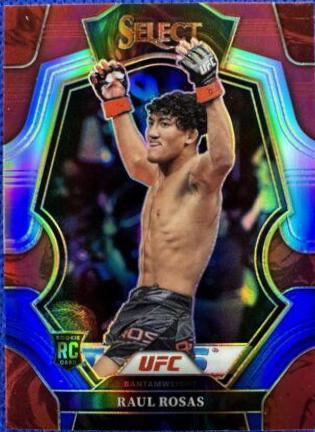 Raul Rosas 2023 Panini Select UFC Premier Level #101 Red Blue Prizm