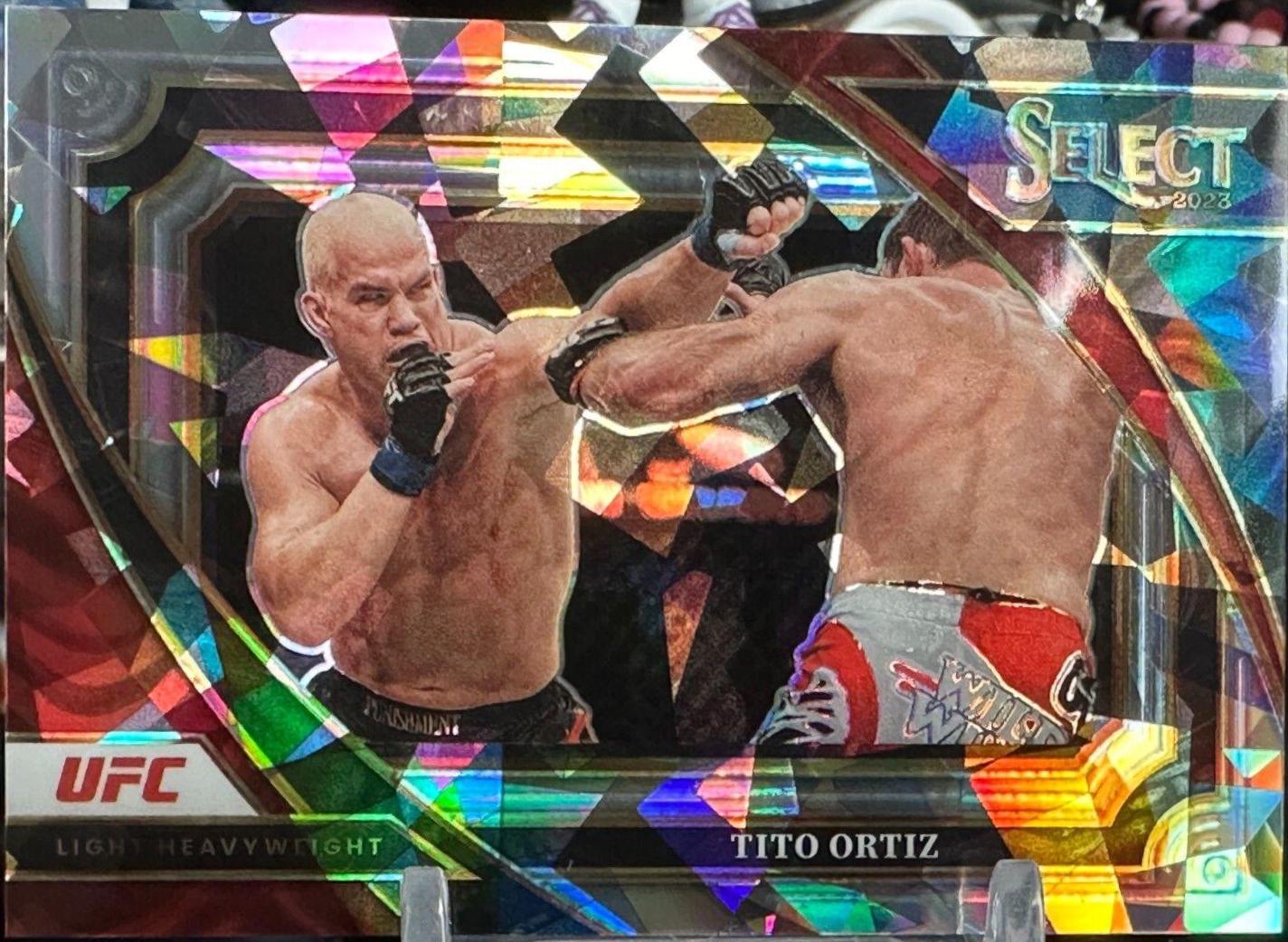 Tito Ortiz 2023 Panini Select UFC Mezzanine #352 Cracked Ice