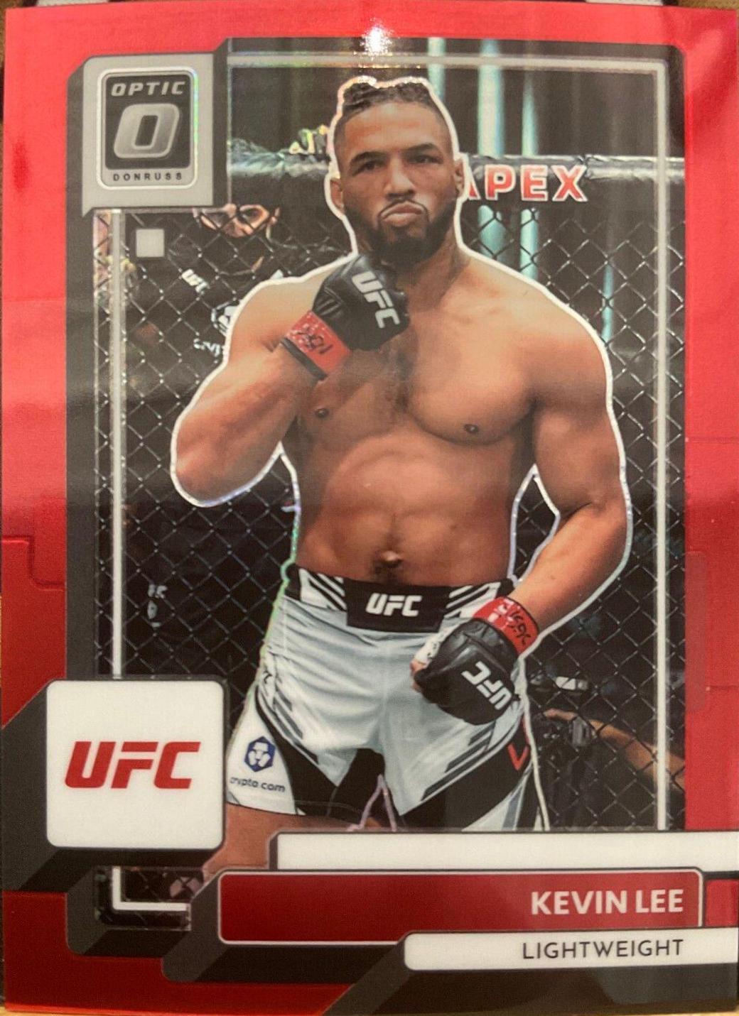 Kevin Lee 2023 Panini Donruss Optic UFC Base #19 Red
