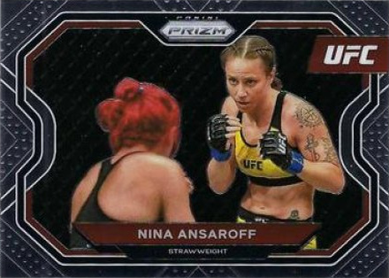 Nina Nunes 2021 Panini Prizm UFC Base #135 Green Pulsar