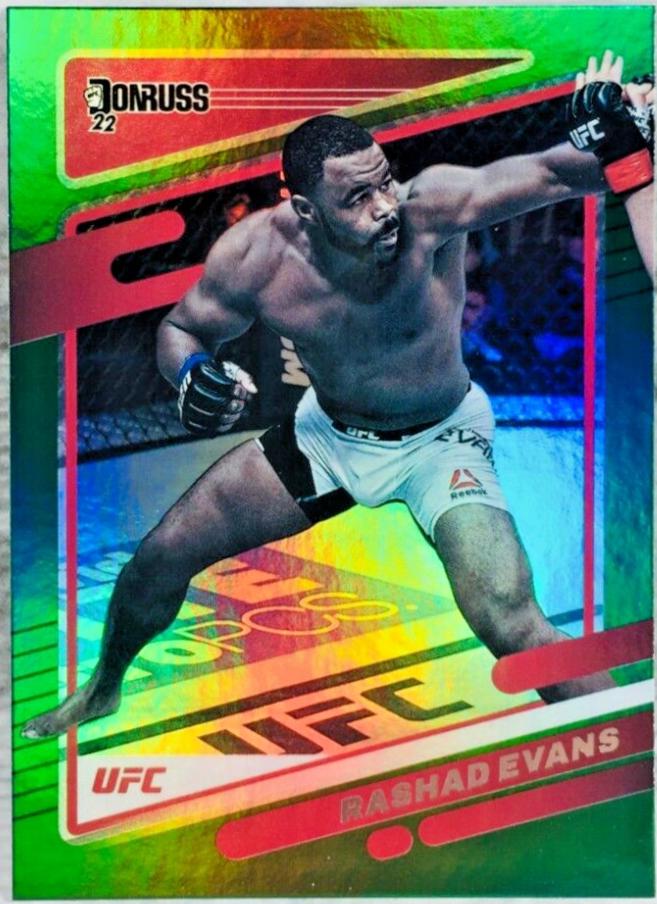 Rashad Evans 2022 Panini Donruss UFC Base #145 Green
