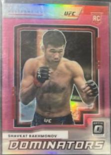Shavkat Rakhmonov 2022 Panini Donruss Optic UFC Dominators #25 Pink