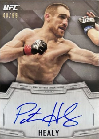 Pat Healy 2014 Topps UFC Knockout Autographs #KA-PH Red Ink