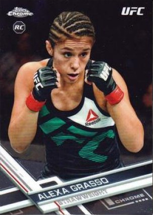Alexa Grasso 2017 Topps Chrome UFC Base #85 Black