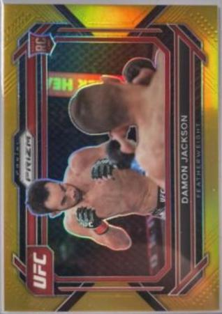 Damon Jackson 2023 Panini Prizm Under Card UFC Base #50 Gold