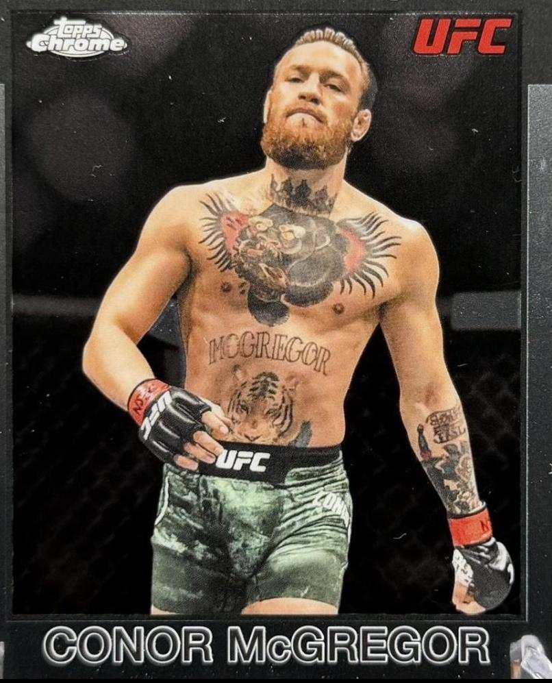 Conor McGregor 2026 Topps Chrome UFC 1986 Topps #86-16