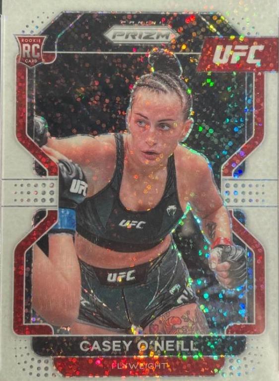 Casey O'Neill 2022 Panini Prizm UFC Base #179 White Sparkle