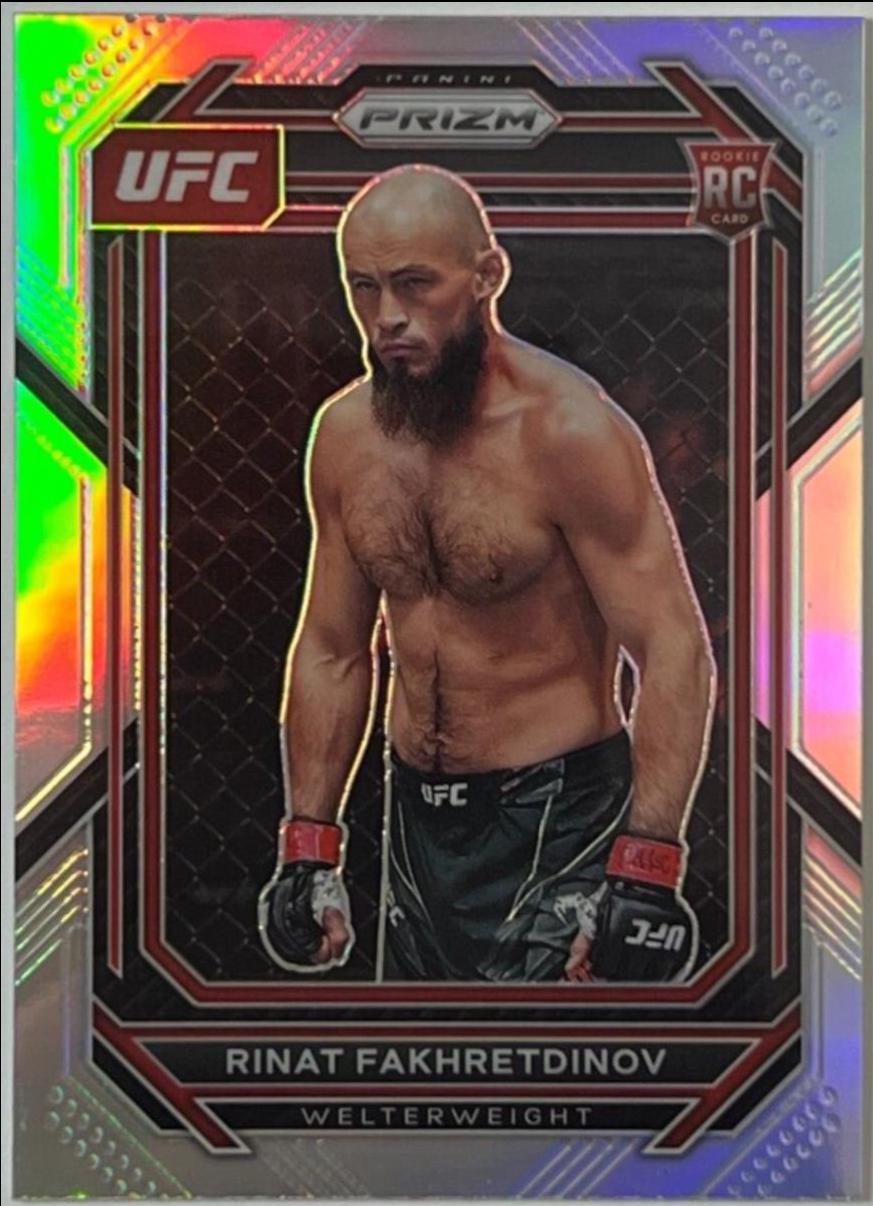 Rinat Fakhretdinov 2023 Panini Prizm UFC Base #116 Silver