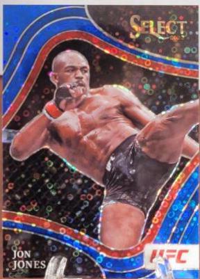 Jon Jones 2022 Panini Select UFC Octagonside #259 Blue Disco