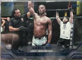 Jamahal Hill 2024 Topps Knockout UFC Inside the Octagon #ITO-17 Blue
