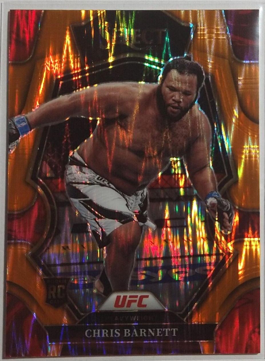 Chris Barnett 2023 Panini Select UFC Premier Level #170 Orange Flash