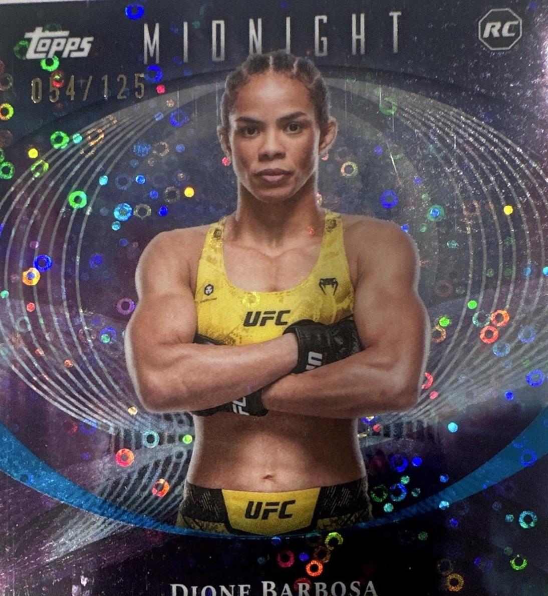 Dione Barbosa 2026 Topps Midnight UFC Base #4 Morning