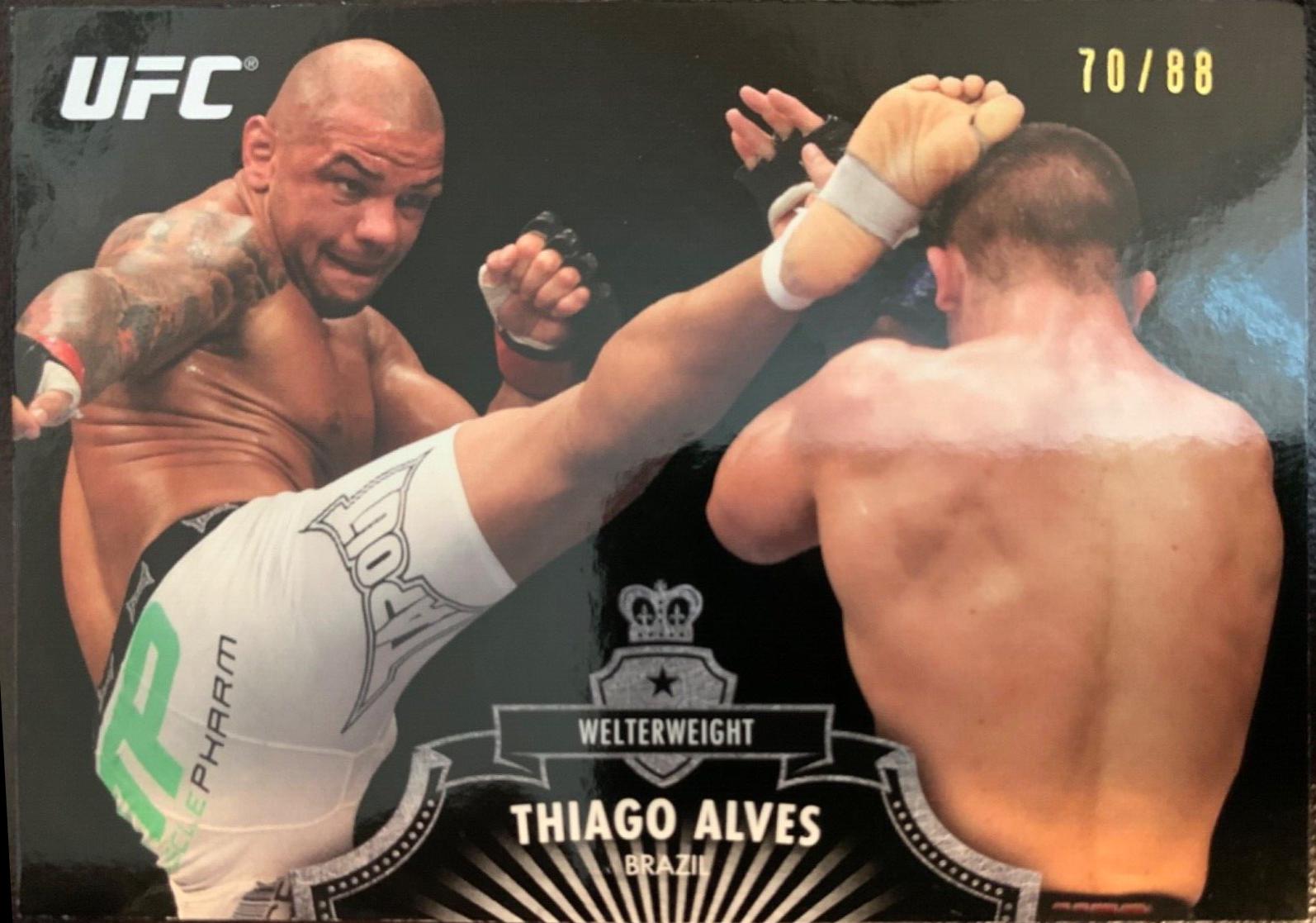 Thiago Alves 2012 Topps UFC Bloodlines Base #13 Black