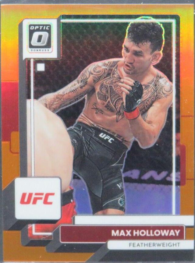 Max Holloway 2023 Panini Donruss Optic UFC Base #21 Orange