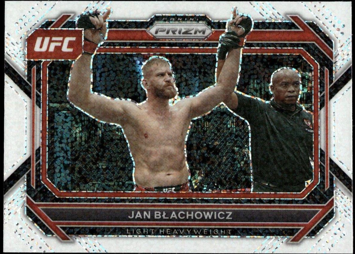 Jan Błachowicz 2023 Panini Prizm UFC Base #24 White Sparkle