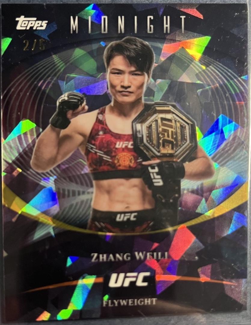 Zhang Weili 2026 Topps Midnight UFC Base #90 Daybreak