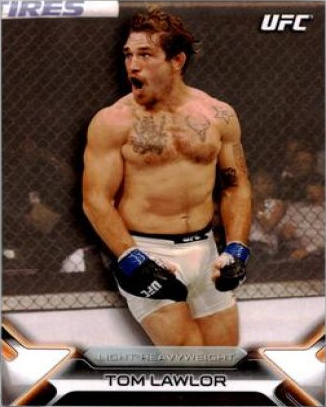 Tom Lawlor 2016 Topps UFC Knockout Base #80 Red